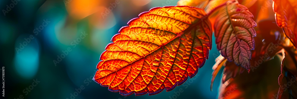 Fototapeta premium Herbstblätter am Baum