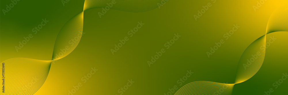 Abstract background vector green, yellow with dynamic waves for business. Futuristic technology backdrop with network wavy lines. Premium template with stripes and gradient mesh for banner or poster Abstract background vector green, yellow with dynamic waves for business. Futuristic technology backdrop with network wavy lines. Premium template with stripes and gradient mesh for banner or poster