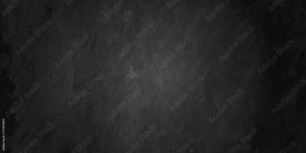 Abstract dark black and stone grungy wall backdrop texture background. Blank black concrete texture surface background. dark texture chalk board and black board background. - obrazy, fototapety, plakaty 