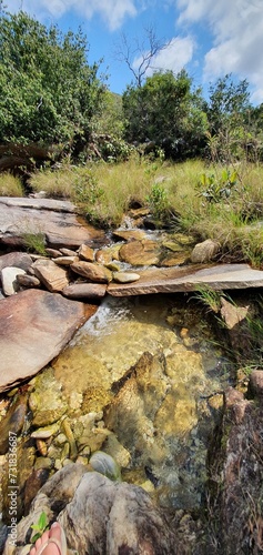 Landscape in Serra do Cipó Ecological Park in Minas Gerais Brazil