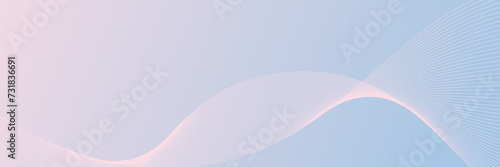 Abstract background vector pink, blue with dynamic waves for wedding design. Futuristic technology backdrop with network wavy lines. Premium template with stripes, gradient mesh for banner or poster