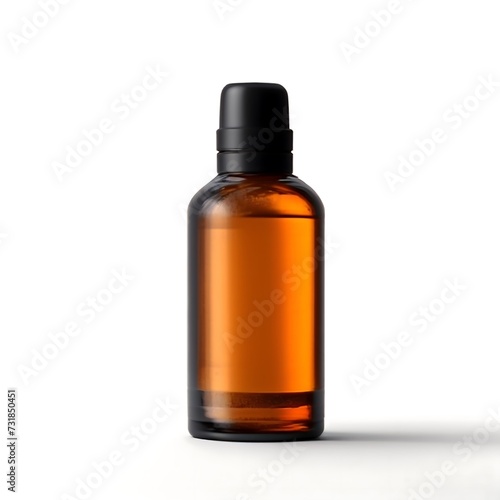 bottle of medicine isolated on white background