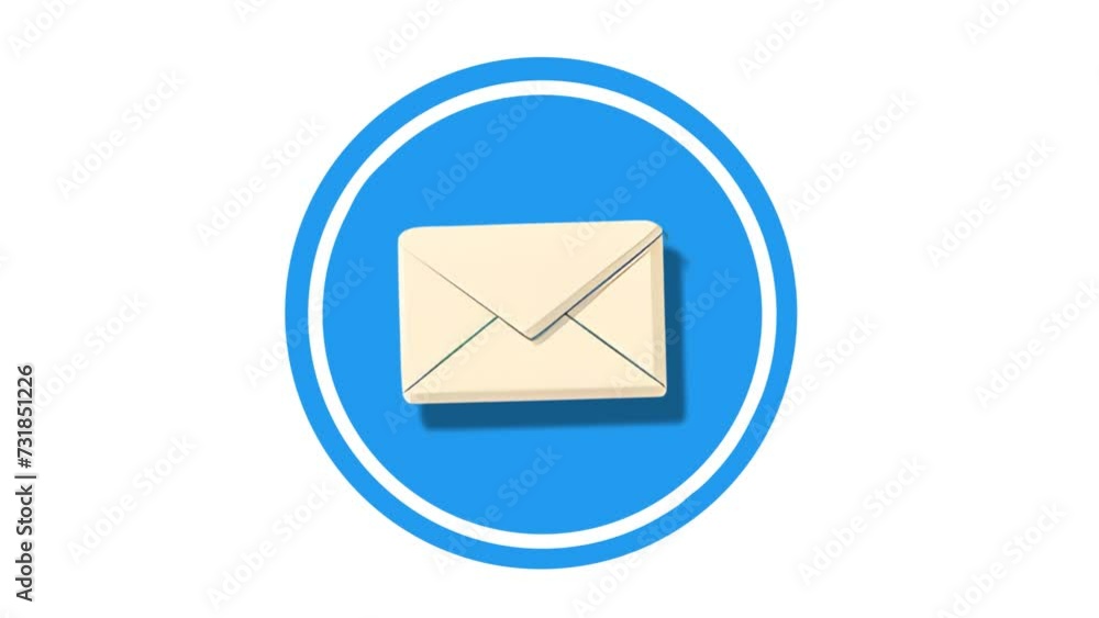 Mail Icon of nice animated for your videos easy to use with Transparent Background Mail Icon of nice animated for your videos easy to use with Transparent Background