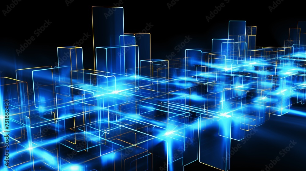Abstract Technology Concept: Futuristic Digital Landscape, Highlighting the Dynamic Intersection of Data, Connectivity, and Innovation Abstract Technology Concept: Futuristic Digital Landscape, Highlighting the Dynamic Intersection of Data, Connectivity, and Innovation