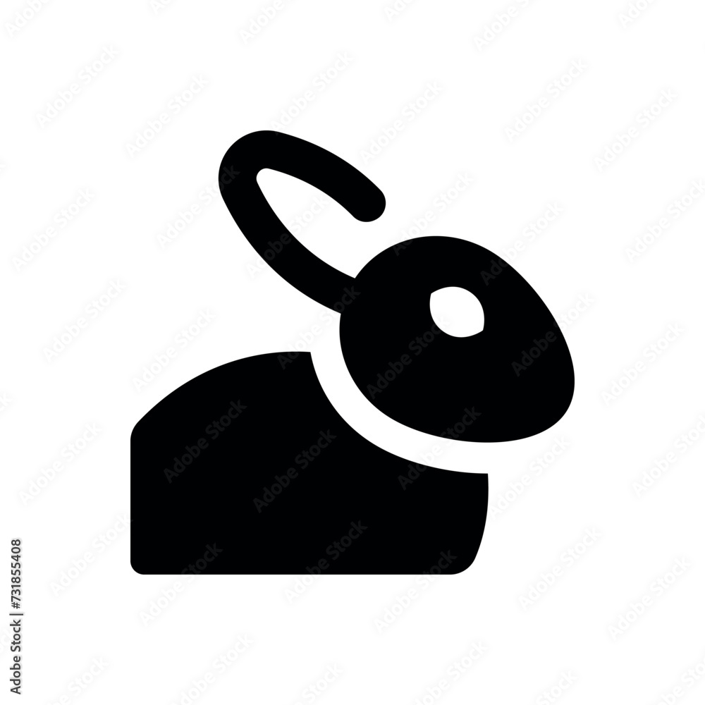 bunny icon vector illustration bunny icon vector illustration