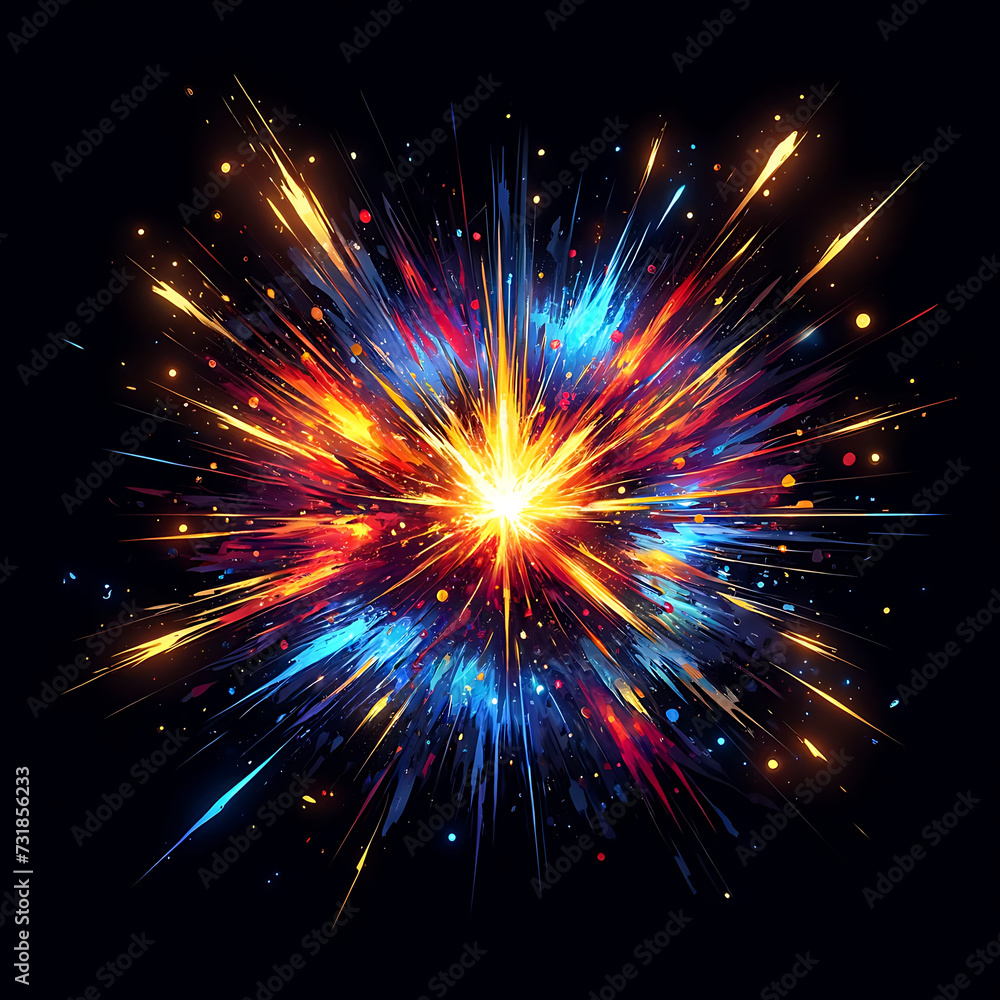 Fototapeta premium Game FX Design. Sprite game effect.