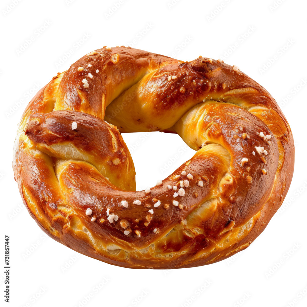 Soft Pretzel Delight Isolated on Transparent or White Background, PNG Soft Pretzel Delight Isolated on Transparent or White Background, PNG