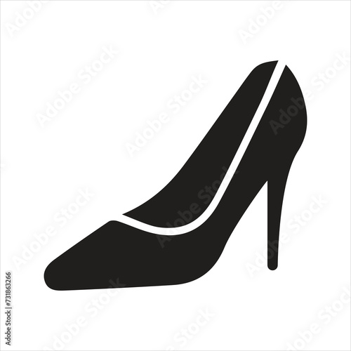 High heels icon. Beauty and Fashion collection icon