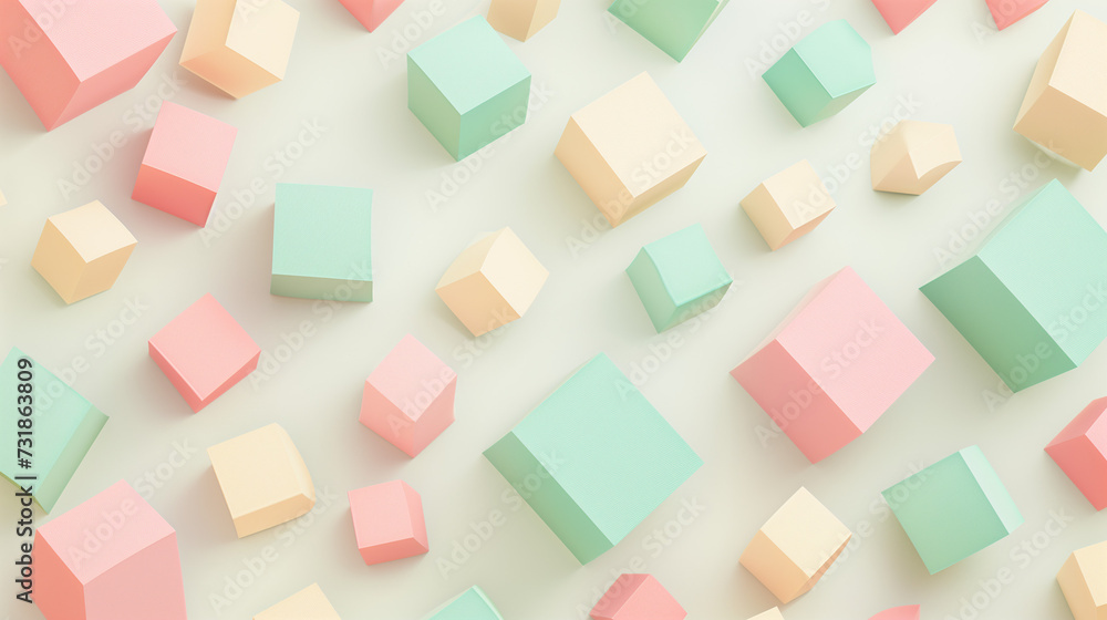 background with colored cubes background with colored cubes