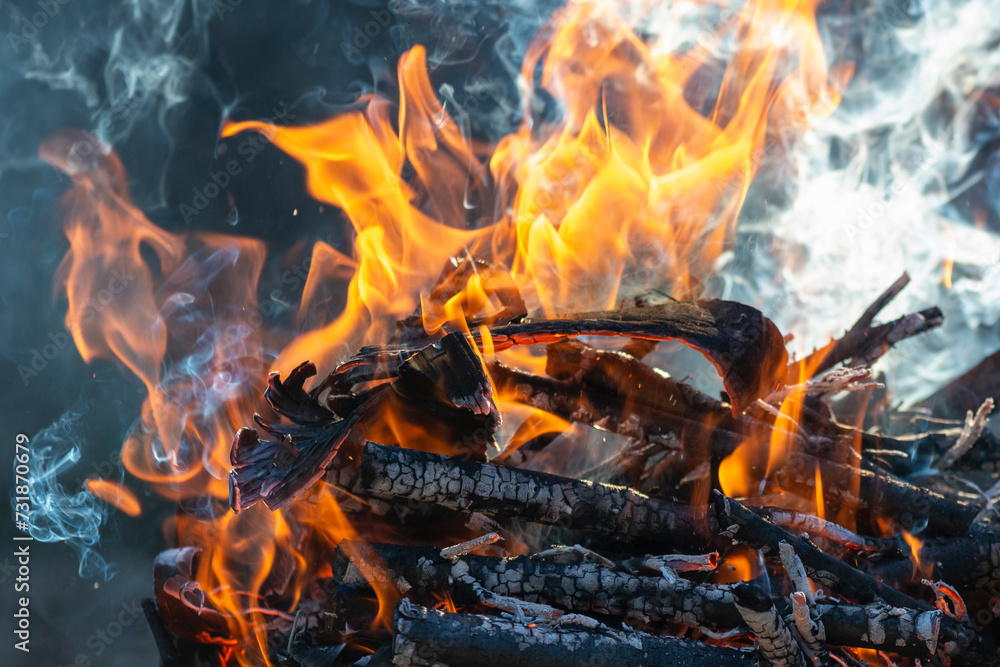 Flammes d'un feu de vois Flammes d'un feu de vois