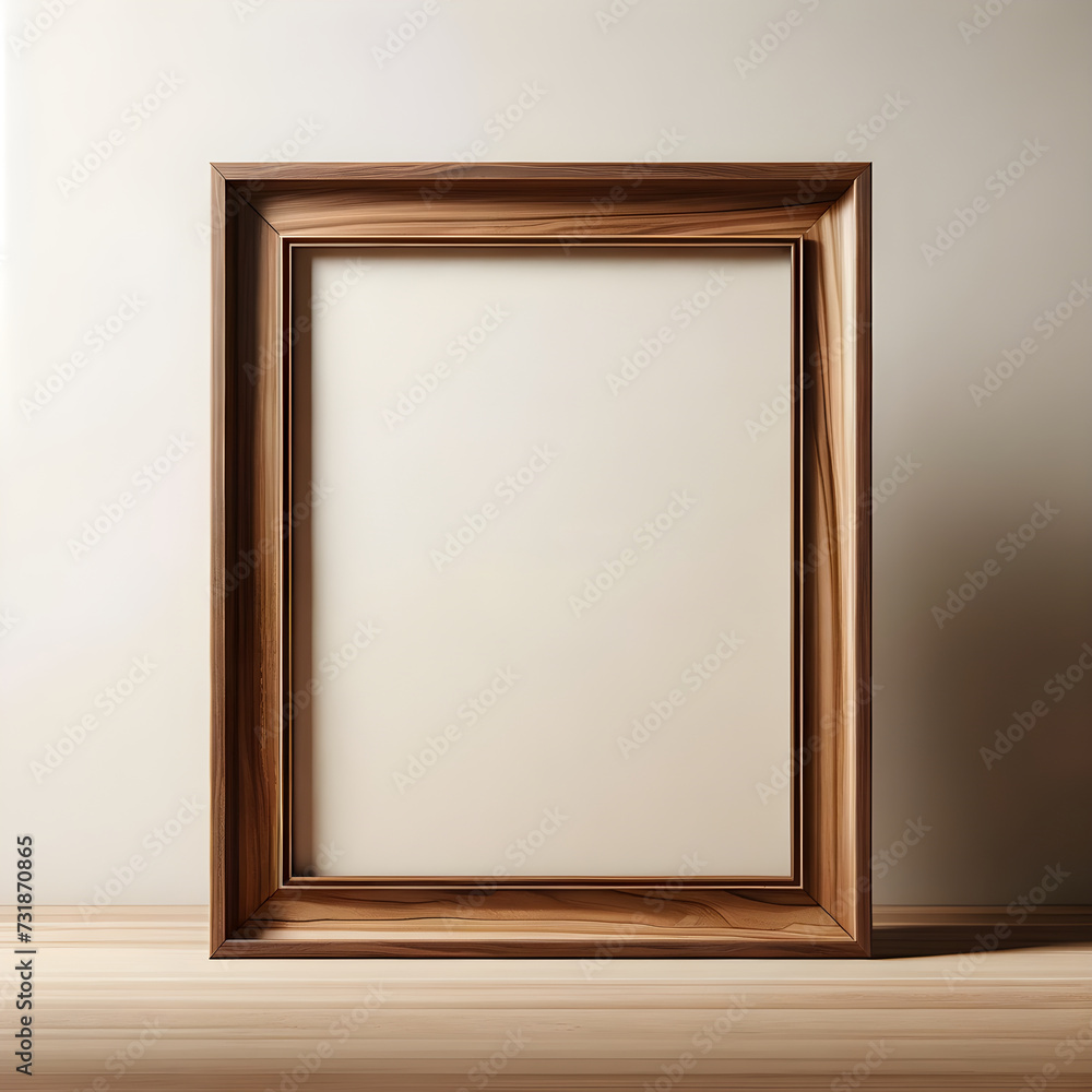 Walnut Wooden Frame with a Polished Finish - Timeless Square Design for Displaying Artwork & Photos - Adds a Touch of Class to Any Room, Ideal for Home or Office Decor Walnut Wooden Frame with a Polished Finish - Timeless Square Design for Displaying Artwork & Photos - Adds a Touch of Class to Any Room, Ideal for Home or Office Decor