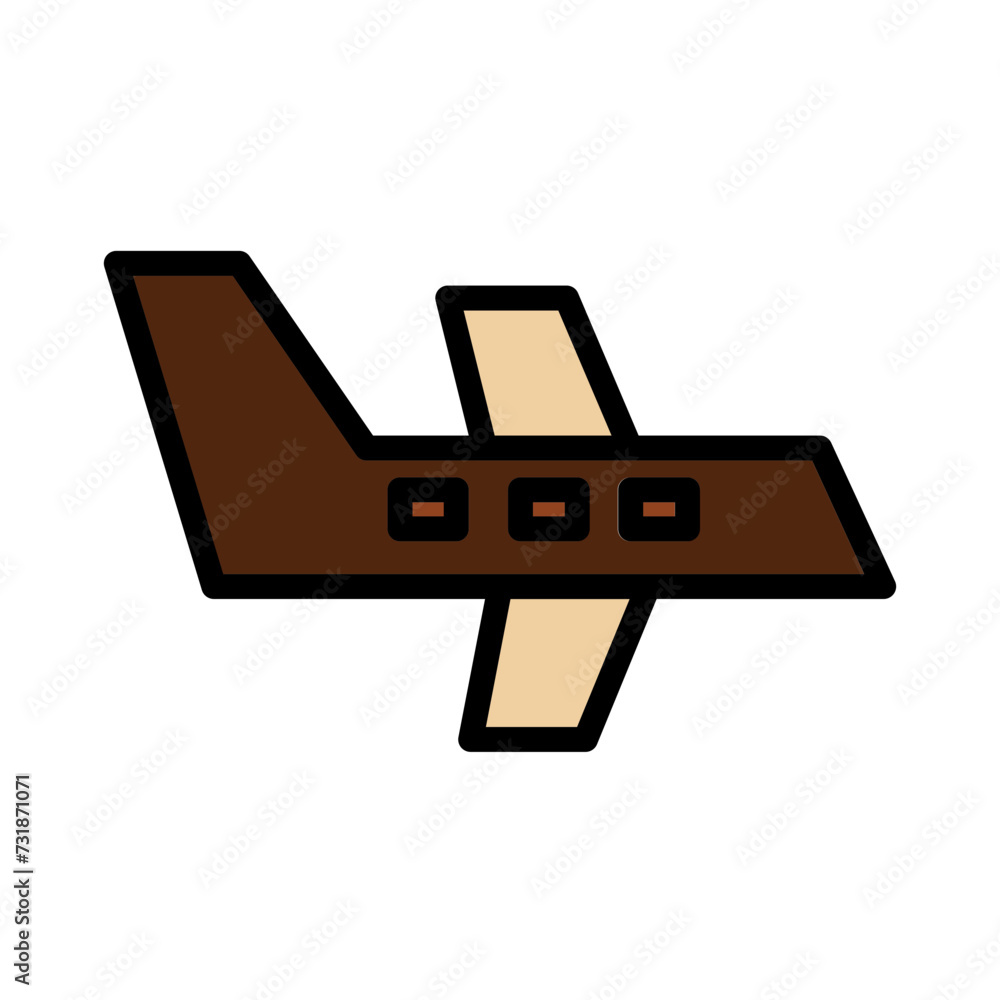 Logistics Plane Shipping Filled Outline Icon Logistics Plane Shipping Filled Outline Icon