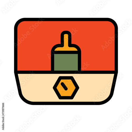 Bottle Heater Sterilizer Filled Outline Icon