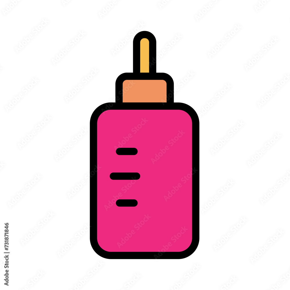 Bottle Milk Dot Filled Outline Icon Bottle Milk Dot Filled Outline Icon
