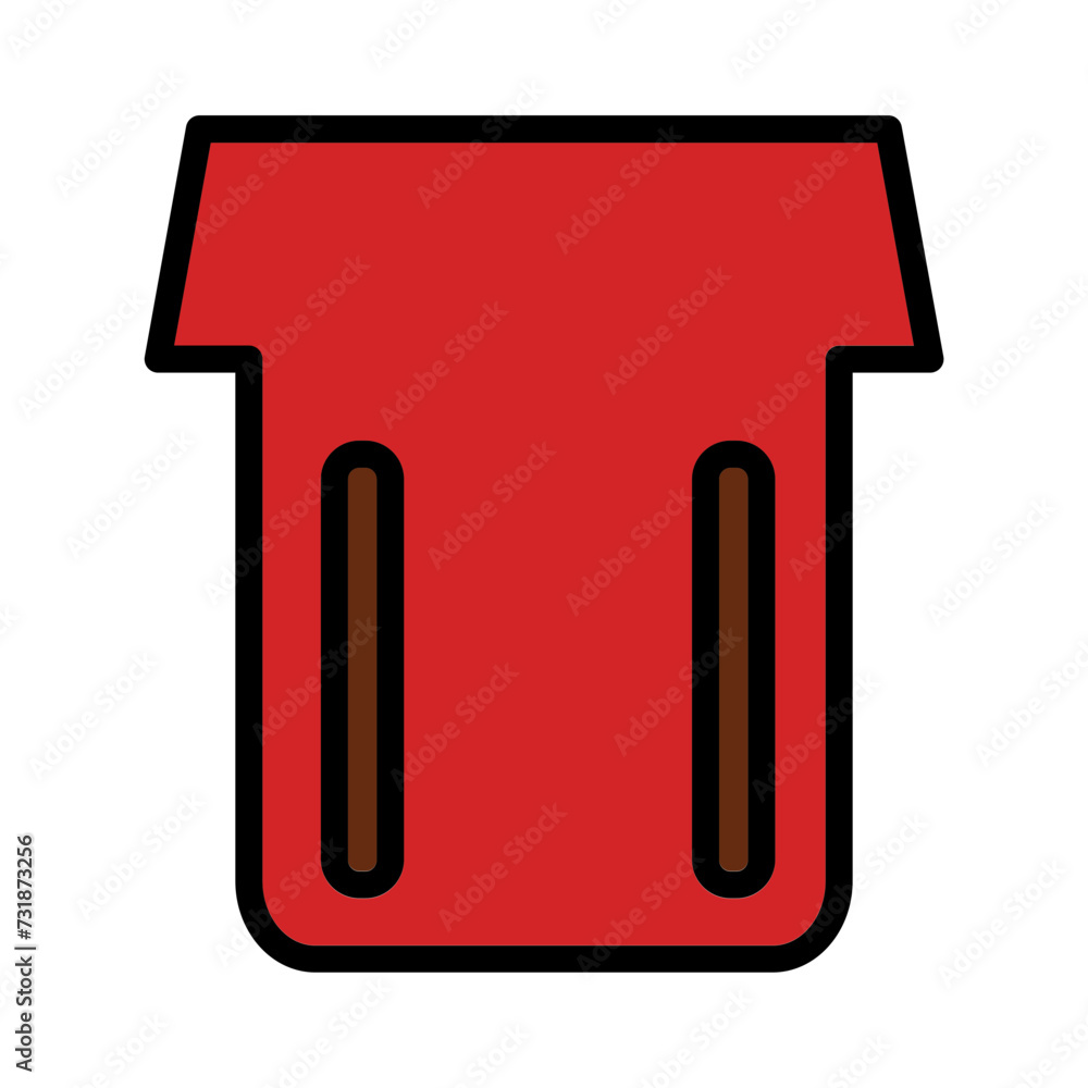 Bin Delete Garbage Filled Outline Icon Bin Delete Garbage Filled Outline Icon