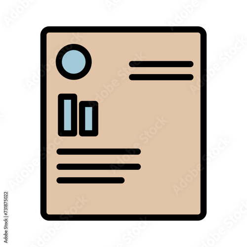 Cases Check Data Filled Outline Icon
