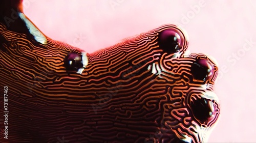 Organic pattern droplets (ferrofluid)