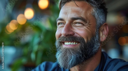 Smiling Bearded Doctor Portrait © Mauro