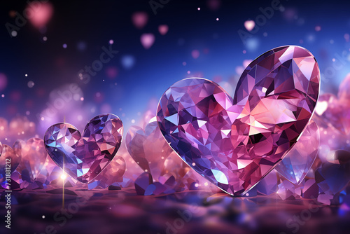 Jewelry hearts  precious stones  diamonds  love  rich love. wallpaper background screensaver card for postcard  desktop  slide  website  greetings