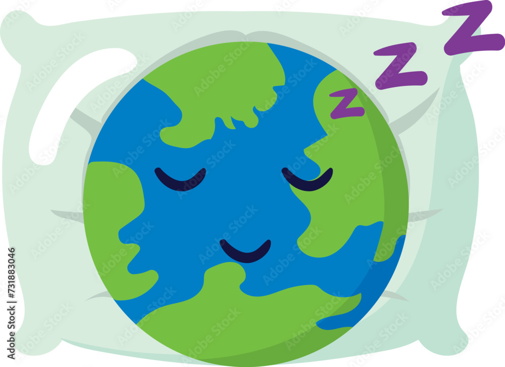 world sleep day concept