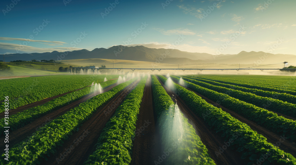 Agricultural Innovation: Precision irrigation systems and smart farming practices contributing to efficient water use in agriculture