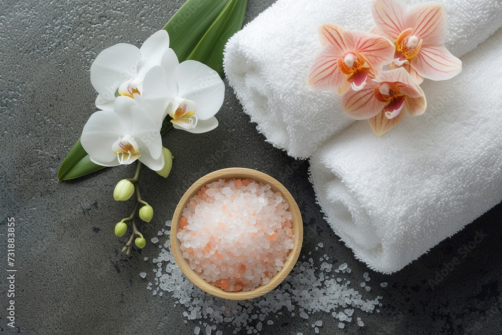 Spa Treatment Essentials on Stone Surface
Spa Treatment Essentials on Stone Surface