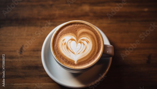 Cappuccino With Heart Design