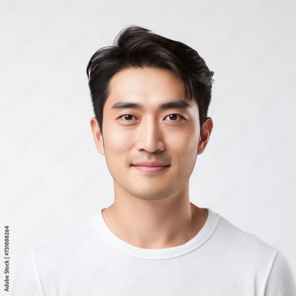 Portrait of a smiling young Asian man suitable for marketing and advertising Portrait of a smiling young Asian man suitable for marketing and advertising
