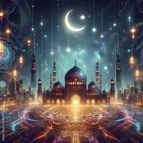 Ramadhan Mubarak Background Image