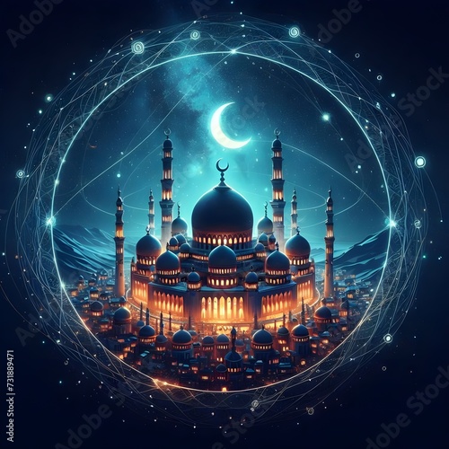 Ramadhan Mubarak Background Image