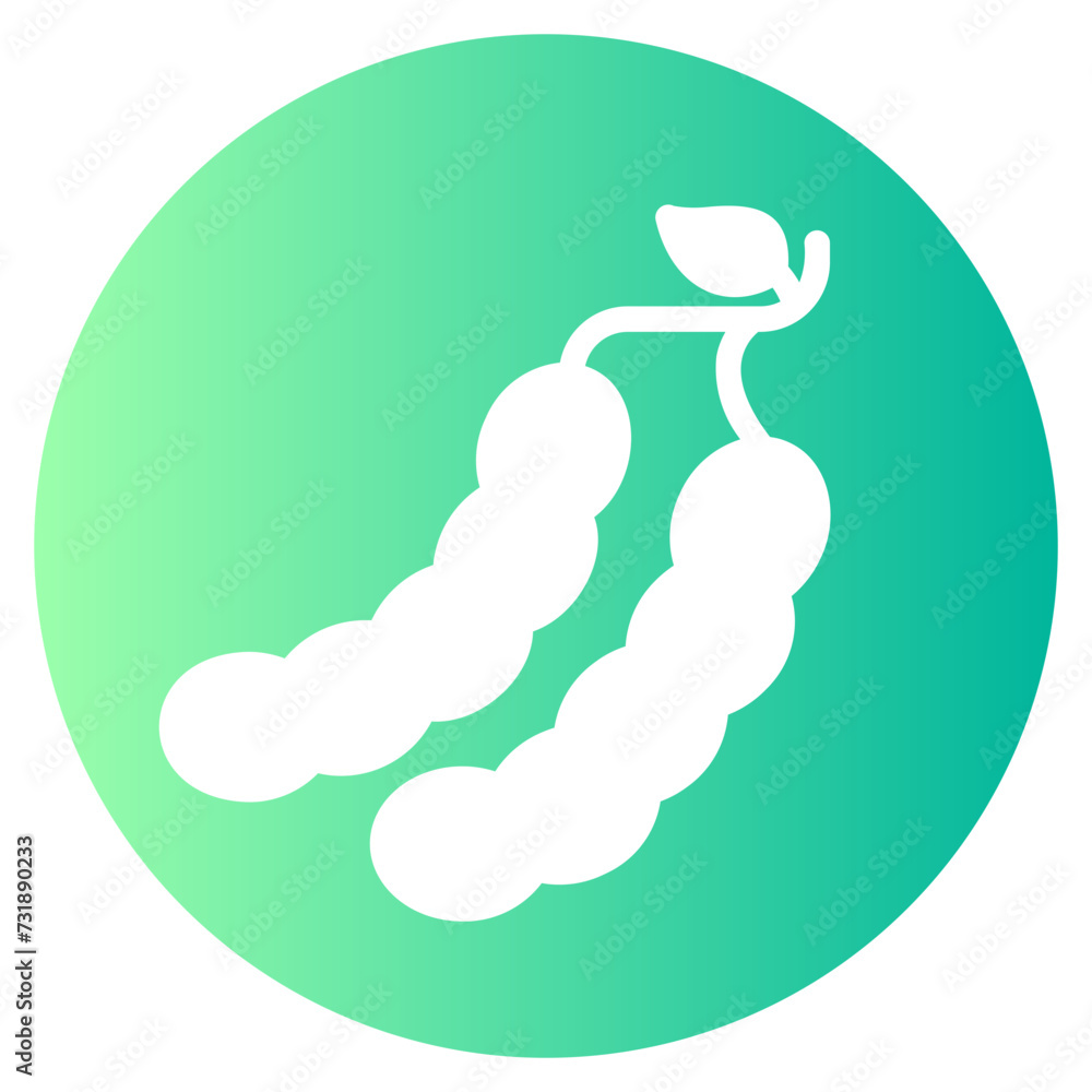 tamarind gradient icon tamarind gradient icon