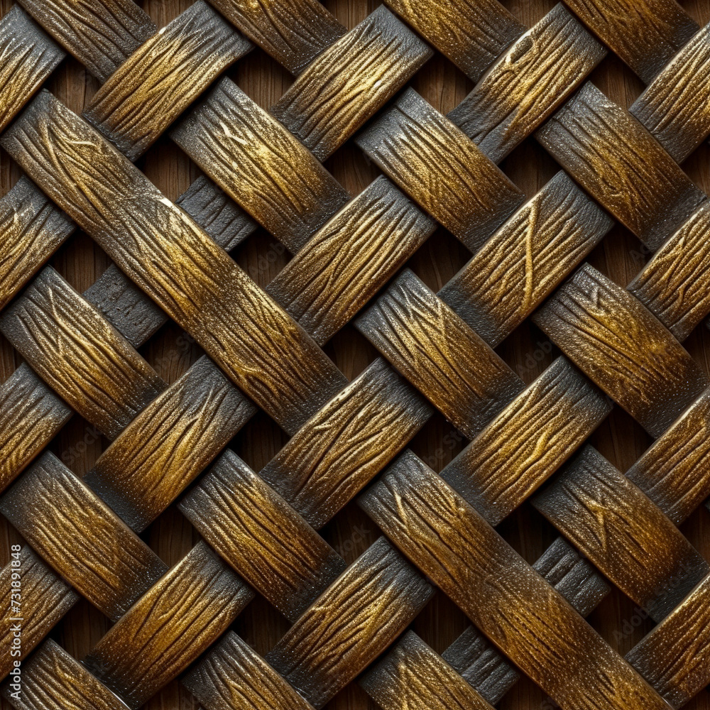 brown braided Pattern Tile for seamless backgrounds and for filling surfaces in soft colors, ai generated brown braided Pattern Tile for seamless backgrounds and for filling surfaces in soft colors, ai generated