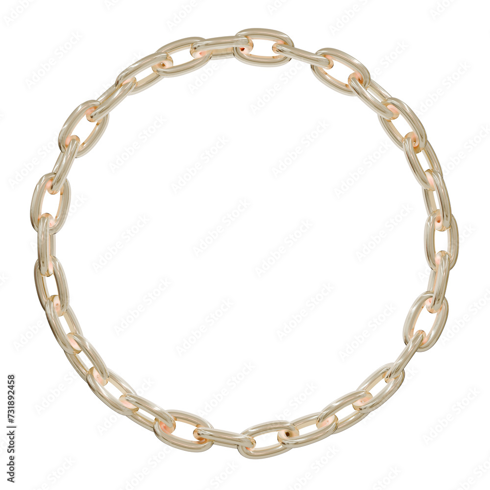 Minimalist gold: Simple 3D circle of golden chains, perfect for modern design projects. Isolated background ensures endless customization. Minimalist gold: Simple 3D circle of golden chains, perfect for modern design projects. Isolated background ensures endless customization.