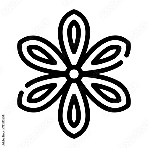 anise line icon