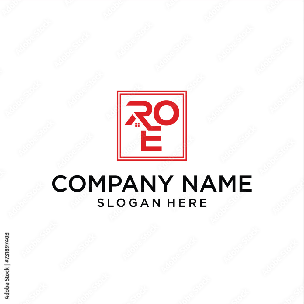 Latter REO Real Estate logo,vector Latter REO Real Estate logo,vector