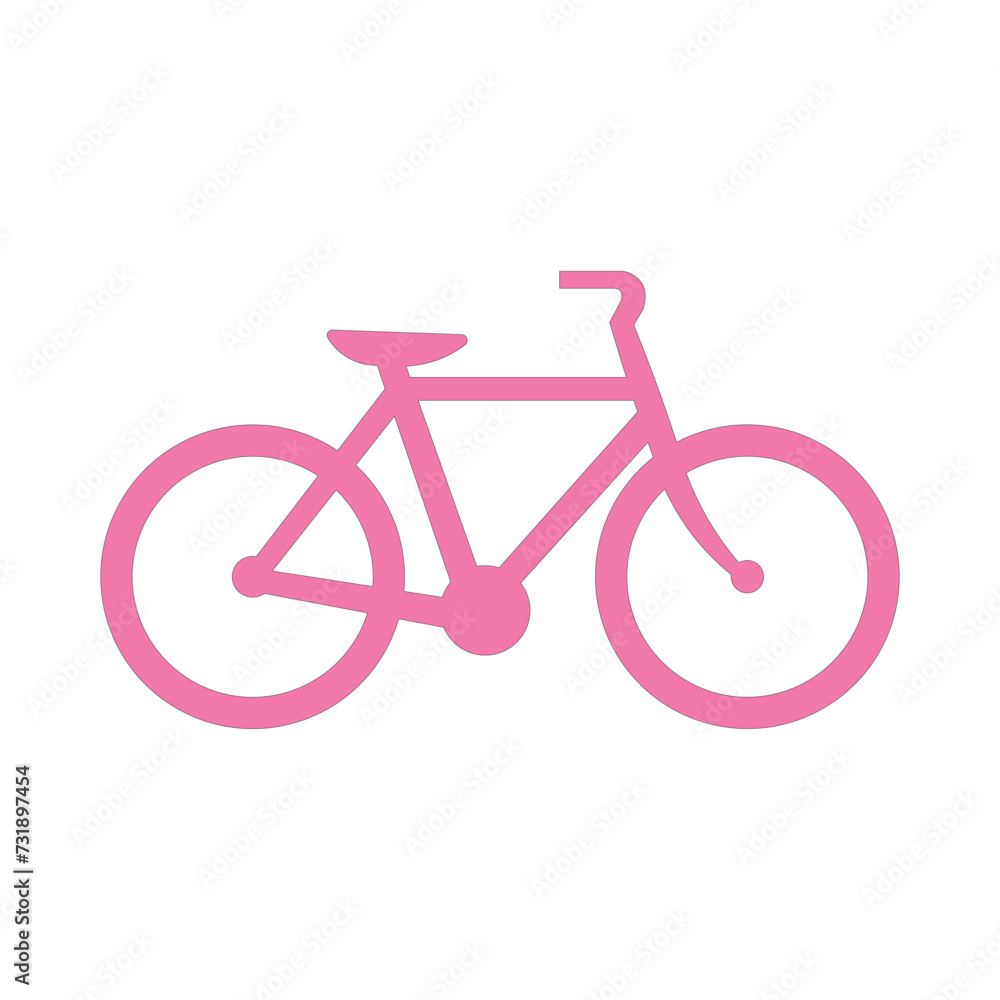 icon vector bicycle template design trendy