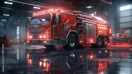 Futuristic Fire Department