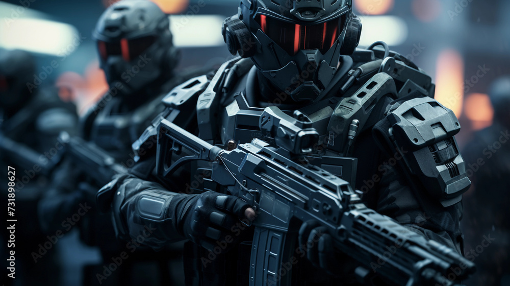 Futuristic Special Forces Unit