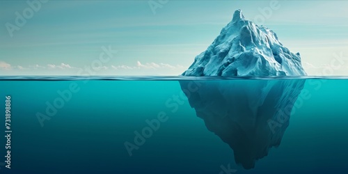 Iceberg graphic representing levels of UX design.