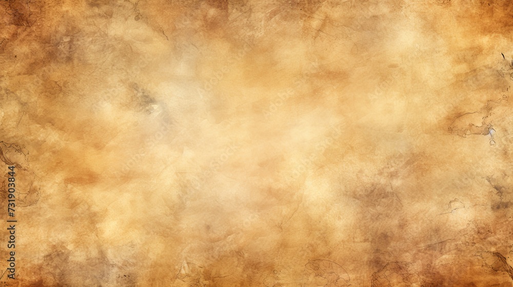 Light parchment paper texture for background design and textured backdrop in beige color