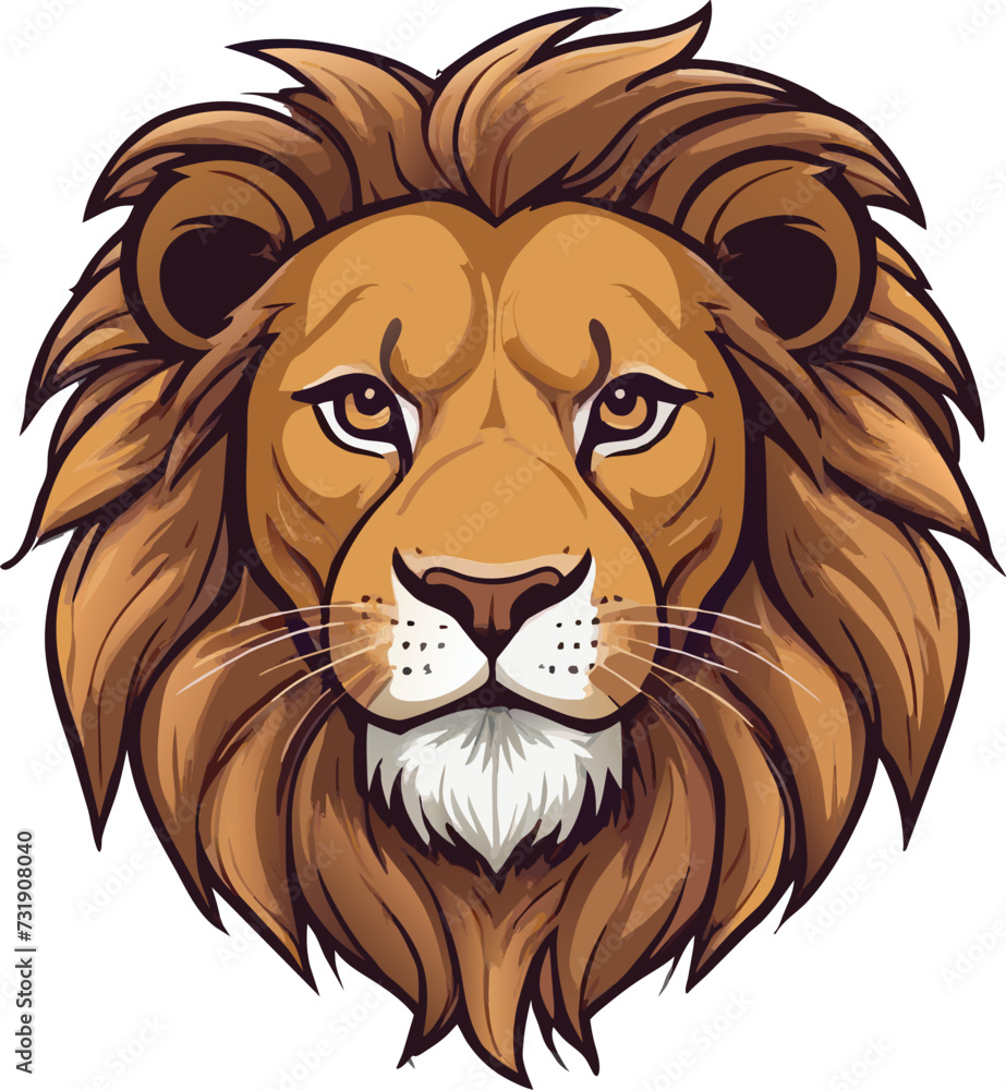 lion head isolated lion head isolated