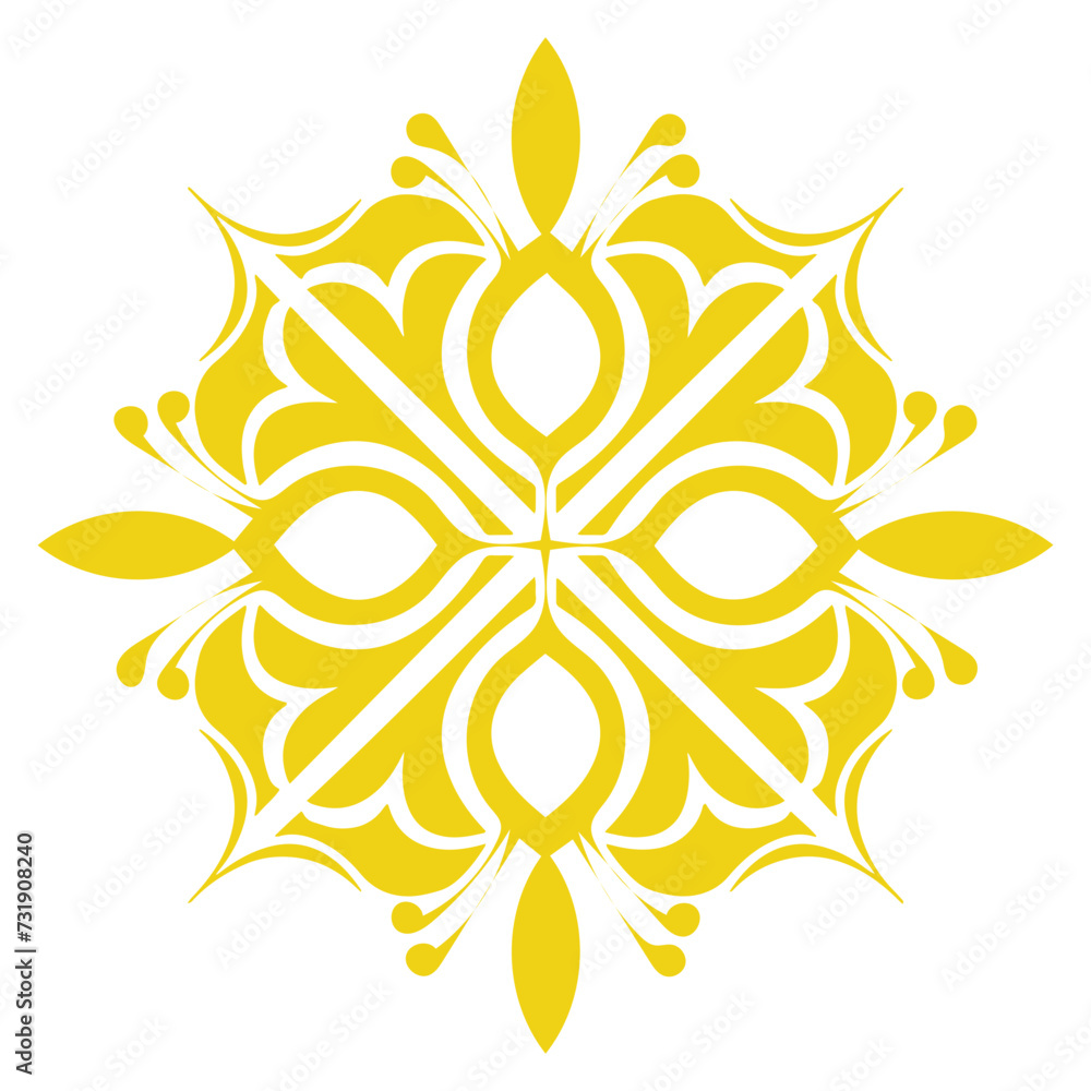 Gold Islamic Mandala Vector