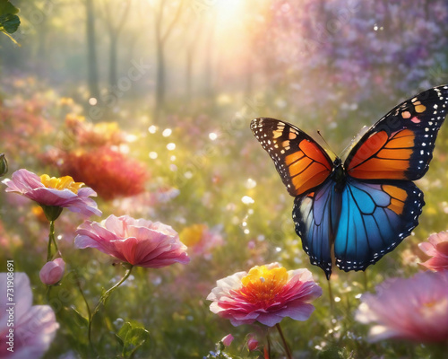 butterfly on flower © 재훈 박