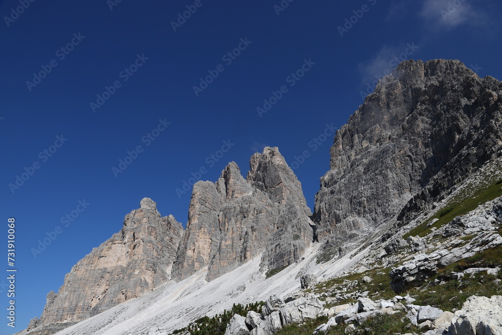 Tre Cime di Lavaredo, Drei Zinnen, Dolomiti, Dolomites Alps, Italy