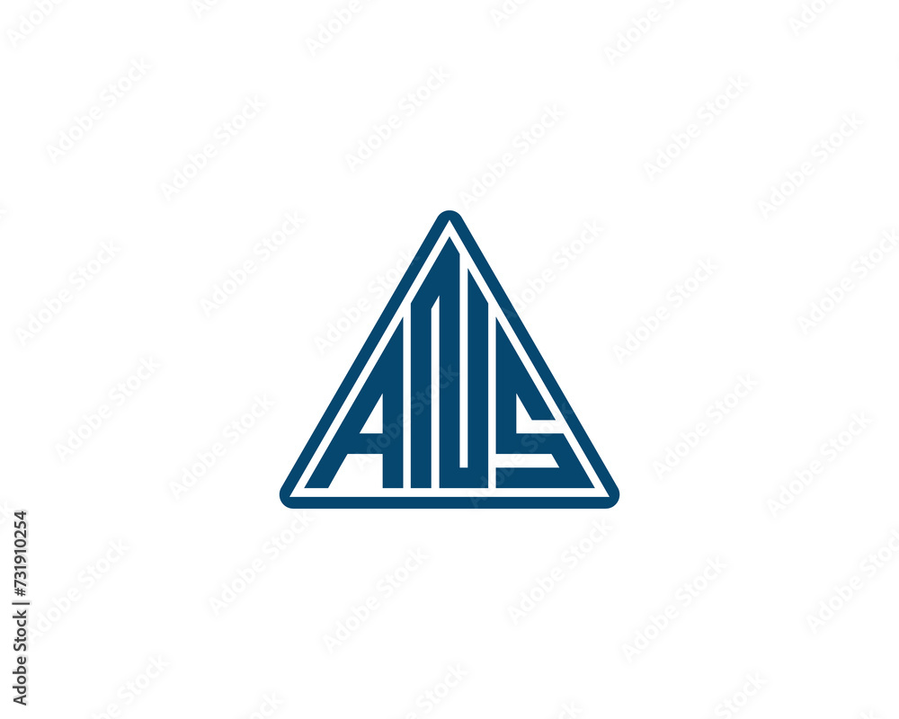 ANS logo design vector template ANS logo design vector template