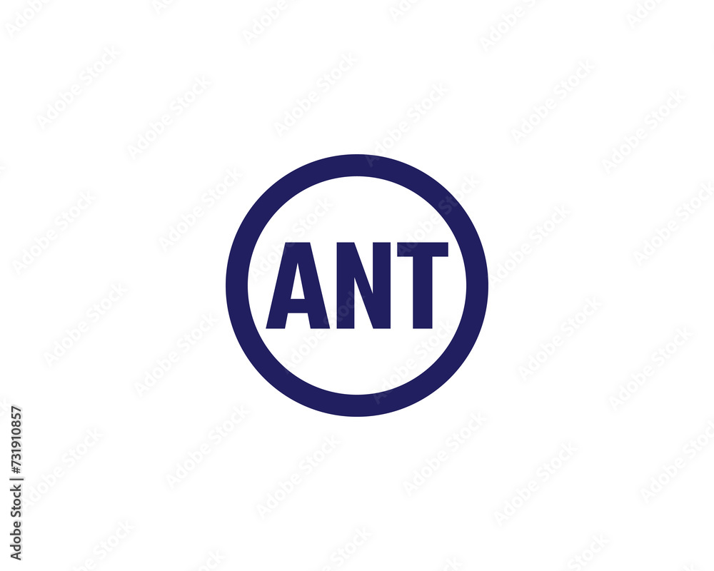 ANT Logo design vector template ANT Logo design vector template