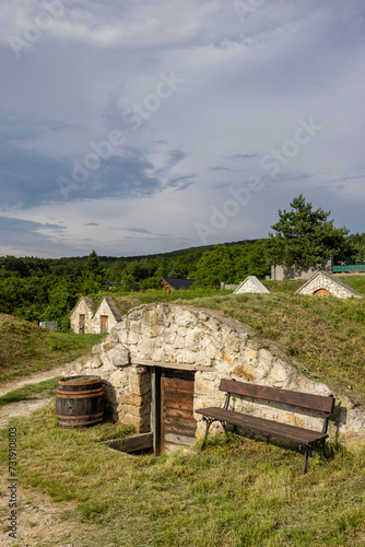 Wine cellar (Tufove pivnice), Velka Trna, Kosice country, Zemplin region, Slovakia photo