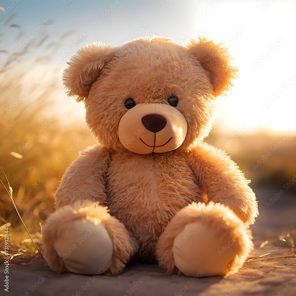 Ein süßer brauner Teddybär Ein süßer brauner Teddybär