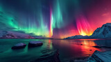Northern Lights: Earth's polar skies become a canvas for celestial harmony as the Aurora Borealis dances in a mesmerising display of vibrant colours.