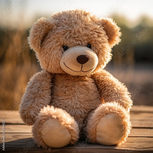 Ein süßer brauner Teddybär © Daniela Stärk